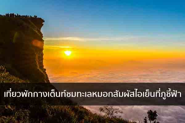 เที่ยวพักกางเต็นท์ชมทะเลหมอกสัมผัสไอเย็นที่ภูชี้ฟ้า ข่าวน่ารู้ อัพเดทสถานการณ์ เรื่องเล่า สาระความรู้ คู่ความบันเทิง